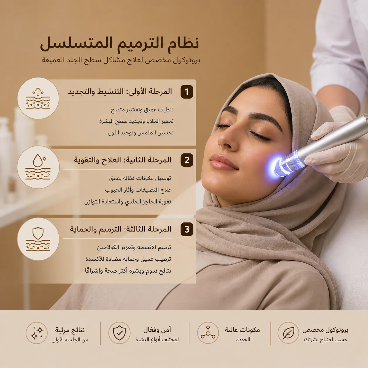 بروتوكولات الجلدية والتجميل